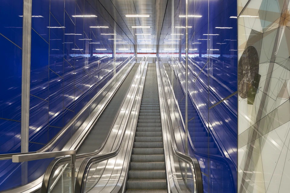 Treppenaufgang U-Bahnhof Schadowstraße