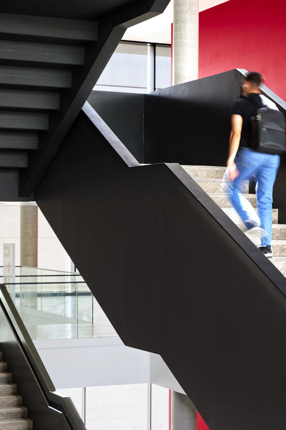 Detail Treppe Hörsaalzentrum