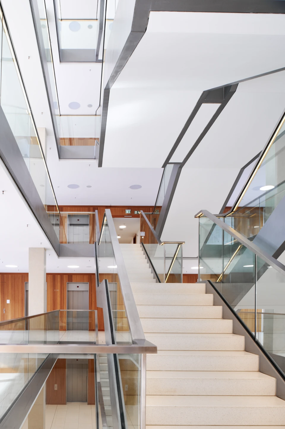 Treppenhaus PEG Gebäude Campus Westend