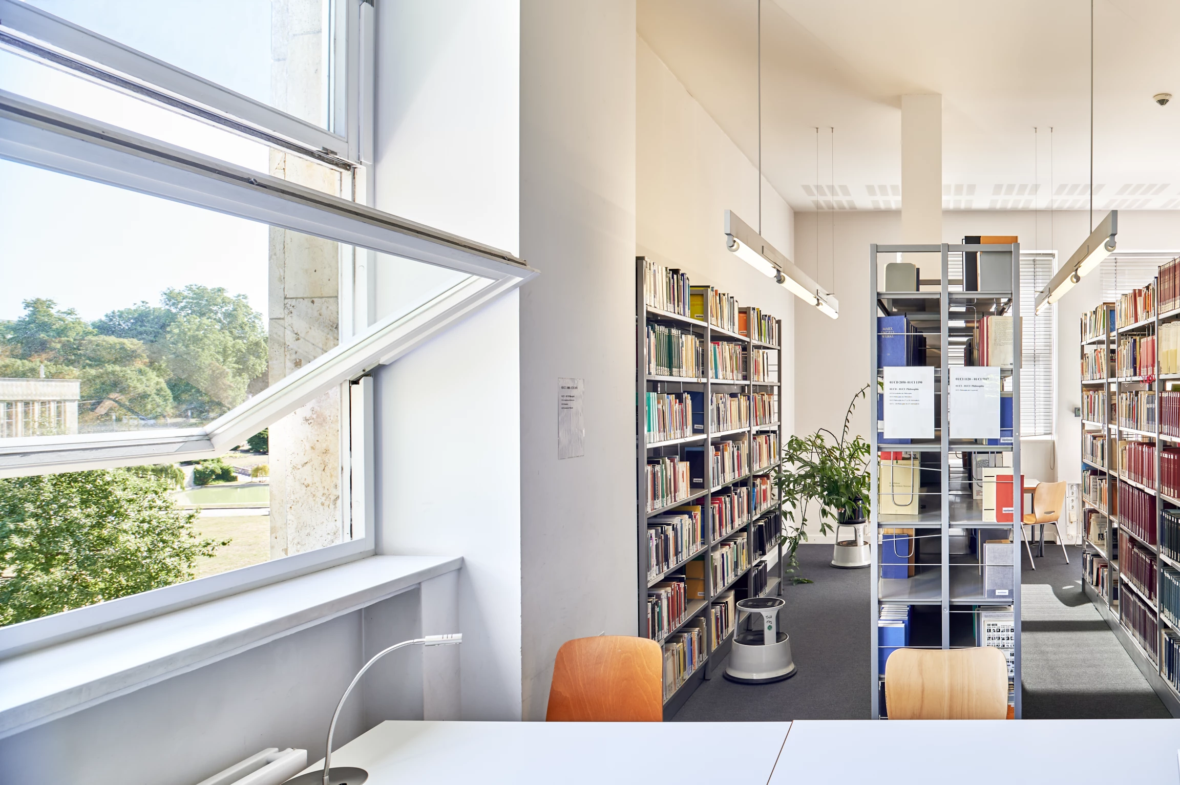 Interieur Bibliothek IG-Farben-Haus