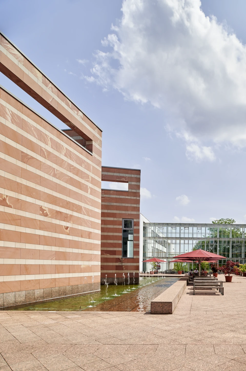 Terrasse Biozentrum Campus Riedberg