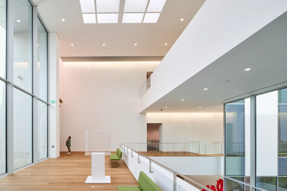 Architekturfotografie offenes Foyer