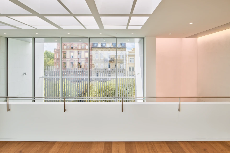 Oberlicht und Blick nach außen