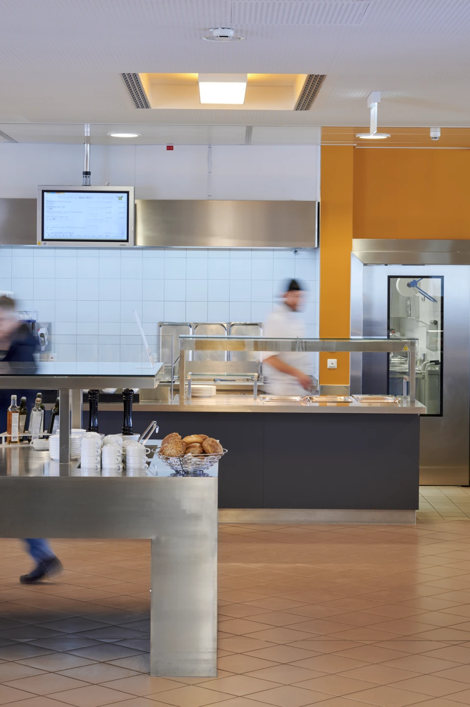 Interieur Mensa Biozentrum