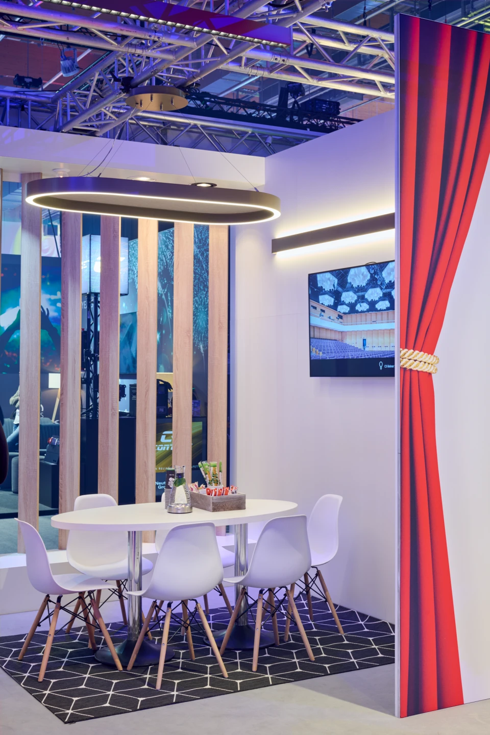 Detail ruhiger Sitzbereich