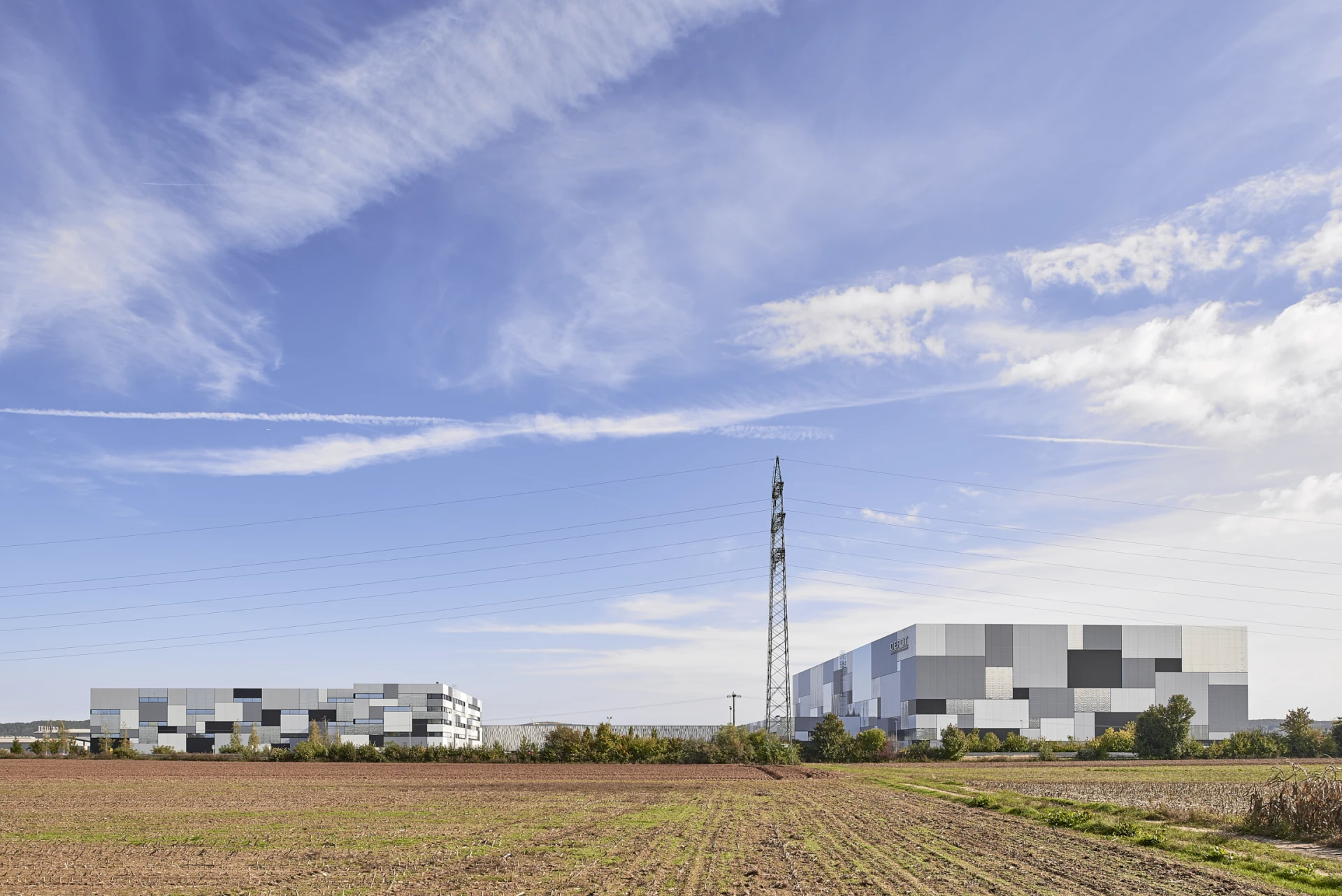 Architekturfotografie Logistikzentrum Niedernberg Totale