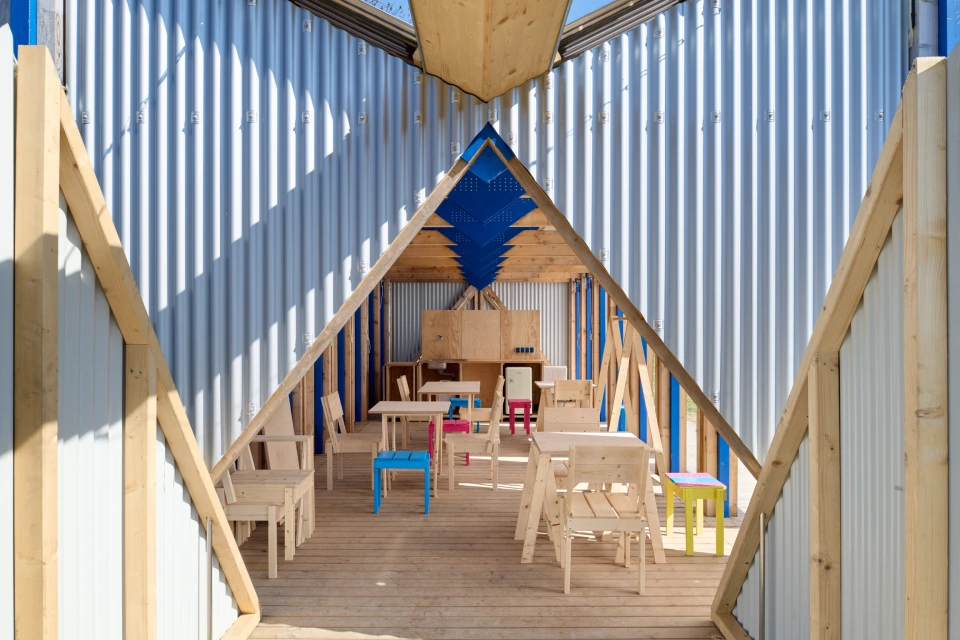 Einblick Innenraum Haus am See