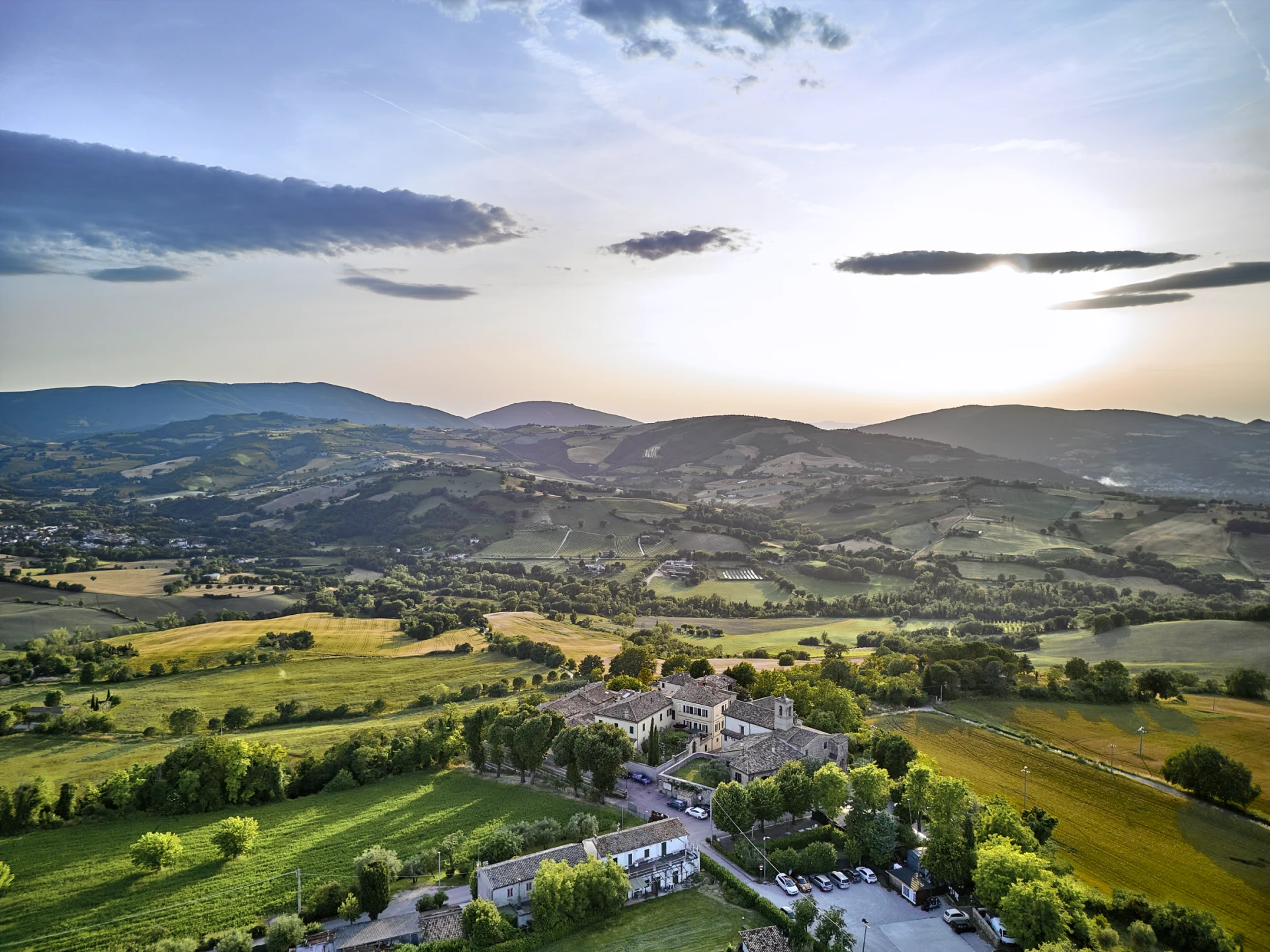 Dorf Reforzate in den italienischen Marken
