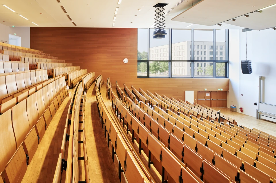 Innenaufnahme Hörsaal Hörsaalzentrum