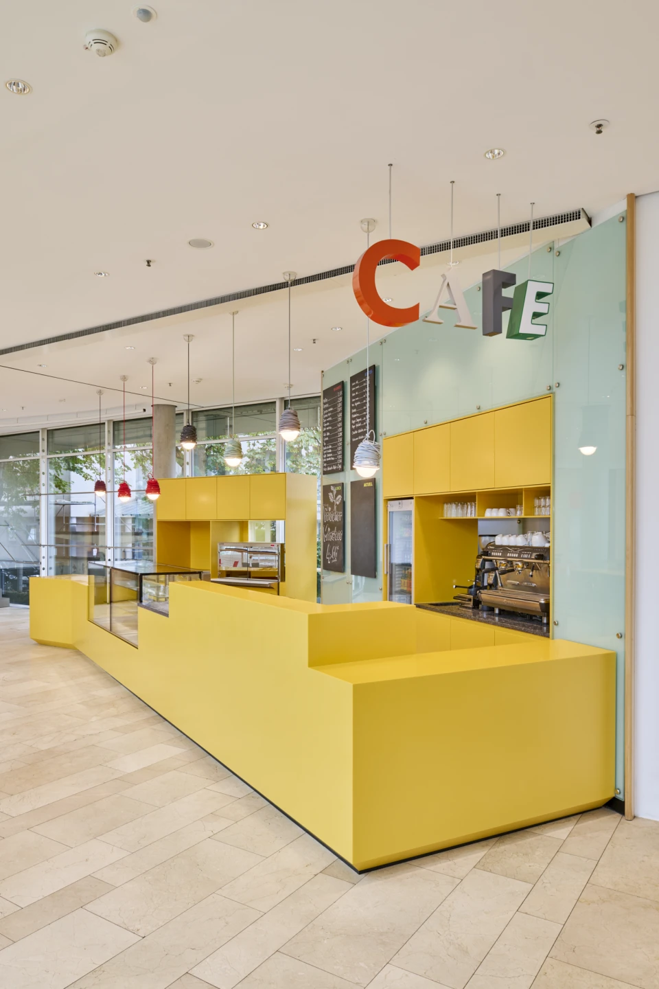 Theke Museumscafé Kommunikationsmuseum FFM