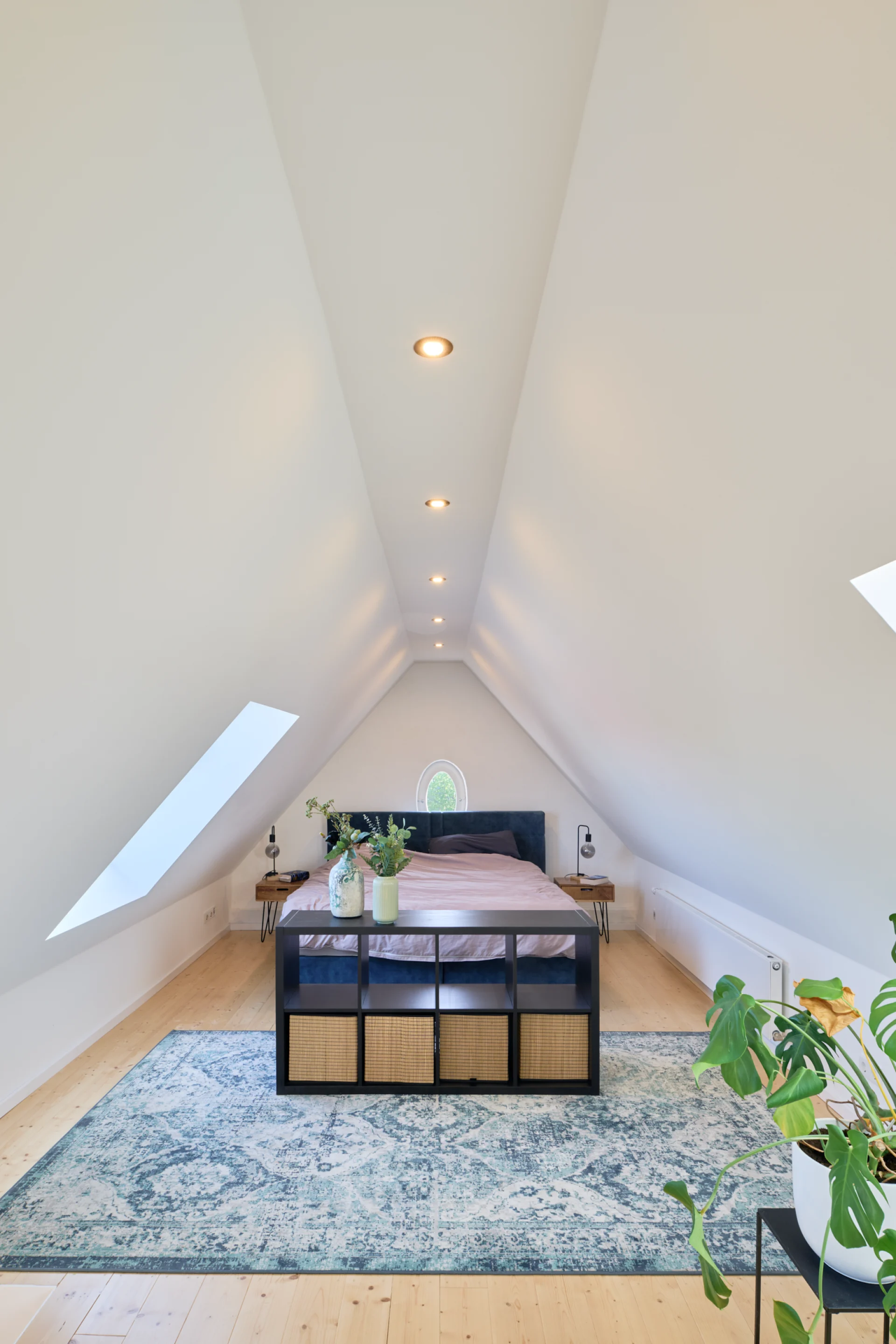 Interior Schlafzimmer Spitzboden