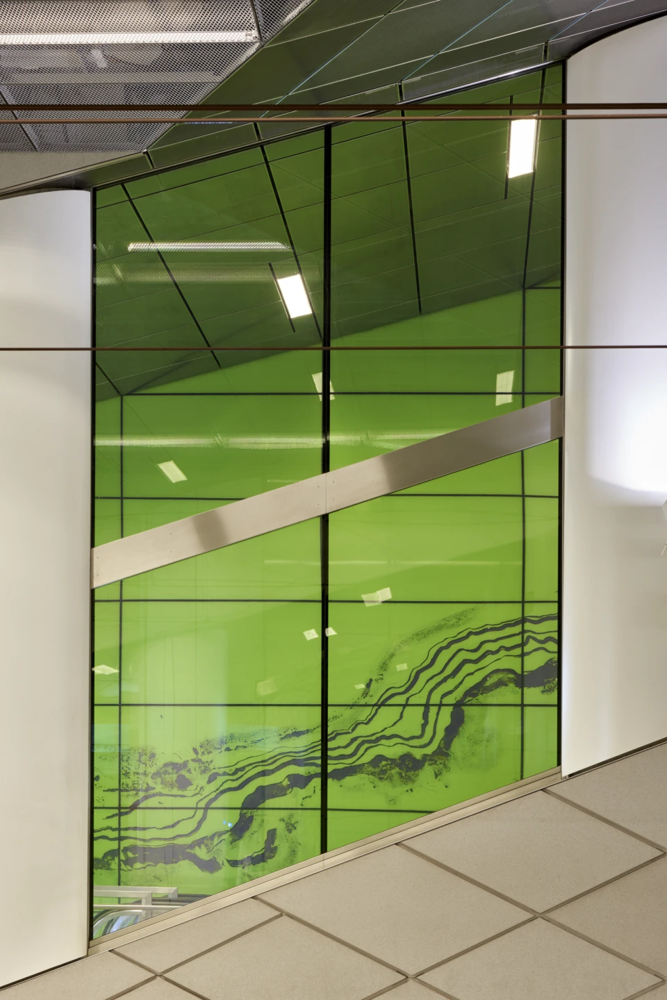 Detail Treppengang Graf-Adolf-Platz