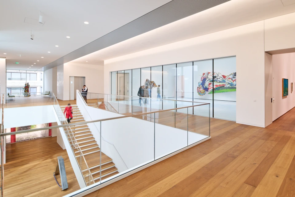 Innenaufnahme Obergeschoss Museum Reinhard Ernst