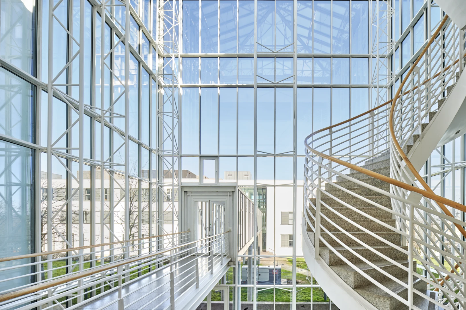 Architekturfotografie Treppe Biozentrum